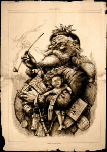 A later Thomas Nast illustration of Santa Claus (1881).