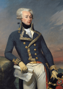 Gilbert du Motier, Marquis de Lafayette, depicted as a lieutenant general in 1791 in this portrait by Joseph-Désiré Court.